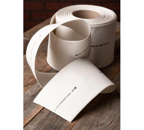 Термоусаживаемая трубка ТУТ нг 120/60 белая рулон PROxima  tut-120-w  EKF