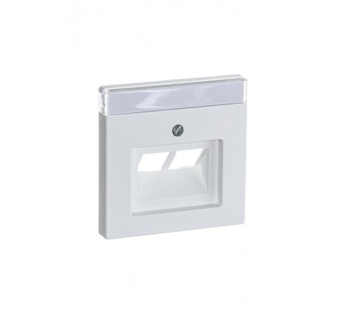 Плата центральная (накладка) для 2-постовой телекоммуникационной розетки , серия solo/future, цвет белый бархат  1710-0-3888   2CKA001710A3888  ABB