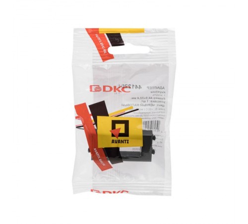 Адаптер для Keystone, "Avanti", "Черный матовый", 1 модуль  4412201  DKC