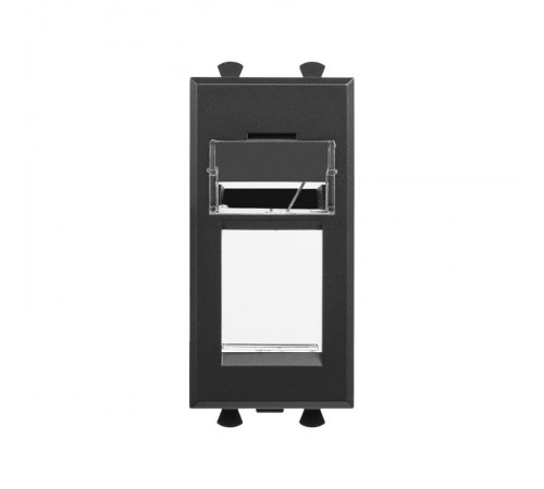 Адаптер для Keystone, "Avanti", "Черный матовый", 1 модуль  4412201  DKC