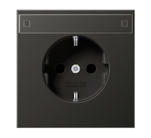 Штепсельная розетка SCHUKO 16A 250V~ с защитой от детей и полем для надписи; антрацит  AL1520KINAAN  Jung
