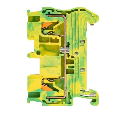 Клеммная колодка пружинная 2.5 Push-in земля PIT-2,5-pe  EKF