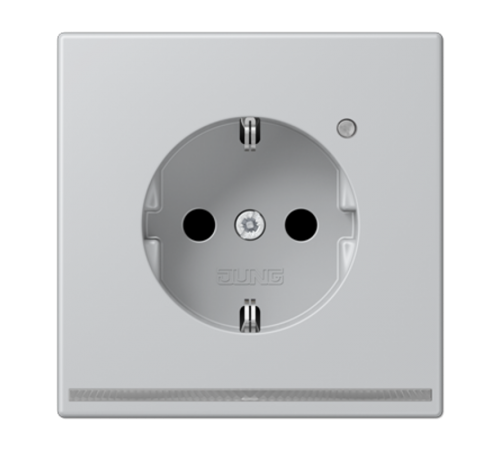 SCHUKO-розетка с LED подсветкой AL1520-OLNW Jung