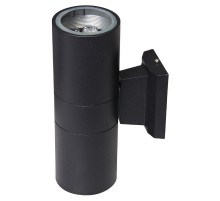 Светильник светодиодный архитектурный ДБУ PWL-26090/24D 2x5Вт 6500К IP65 фасадный черный  1018618A  Jazzway