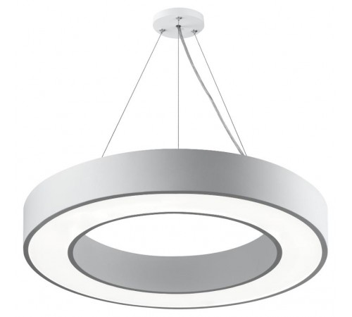 Светильник светодиодный Geometria Ring SPO-133-W-40K-045 45Вт 4000K 3200Лм IP40 600*600*80 белый подвесной ЛТ  Б0058904  ЭРА