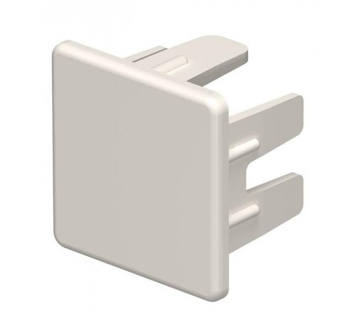 Торцевая заглушка кабельного канала WDK 25x25 мм (ПВХ,кремовый) (WDK HE25025CW)  6162533  OBO Bettermann