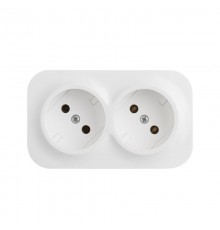 Quteo Белый Розетка 2-я без заземления  782231  Legrand