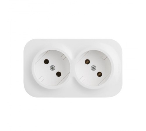 Quteo Белый Розетка 2-я без заземления  782231  Legrand