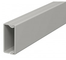 Мини-канал WDK с крышкой 15x40x2000 мм (высота борта 18 мм, крышка 40 мм) ПВХ серый RAL 7030  6025137  OBO Bettermann