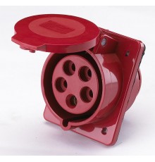 Розетка для скрытой проводки 425 3Р+РЕ+N 32А 380В I  26055DEK  DEKraft