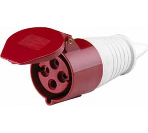 Розетка переносная 224 3Р+РЕ 32А 380В IP44 РП-102   26014DEK  DEKraft