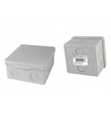 Коробка распределительная о/п 80х80х50мм, крышка, IP54, 7вх., без гермовводов, инд. штрихкод  SQ1401-0822  TDM
