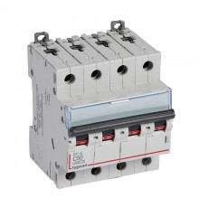 Выключатель автоматический четырехполюсный DX3-E 6000 50А C 6кА  407310  Legrand
