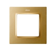Рамка на 1 пост цвета матовое золото S82 Concept  8200617-095  Simon
