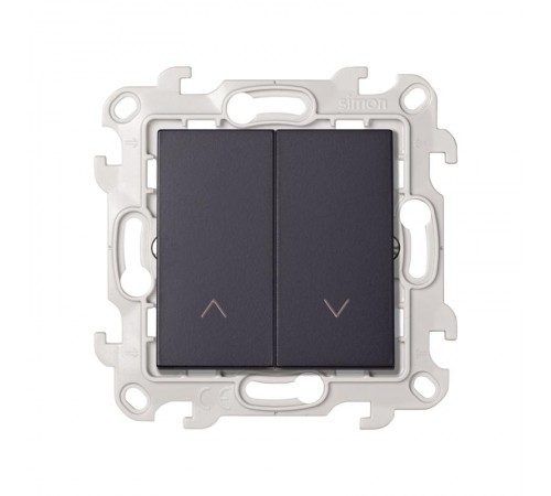 Выключатель жалюзи 10A 250В цвета графит S24 Harmonie  2410331-038  Simon