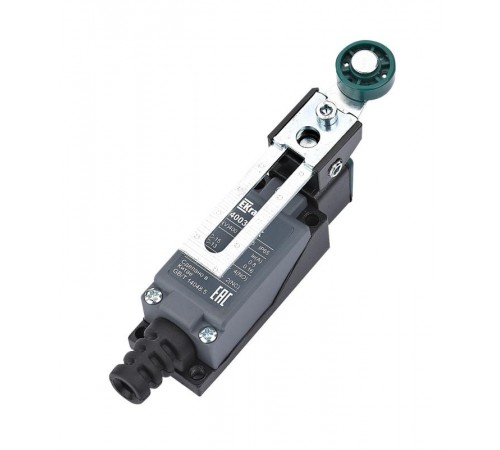 Концевой вык. метал. 1НО1НЗ Роликовый рычаг регулиремой длины из термопласта  34003DEK  DEKraft