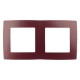 Рамка на 2 поста 12-5002-25  ,  бордо  Б0019399  ЭРА