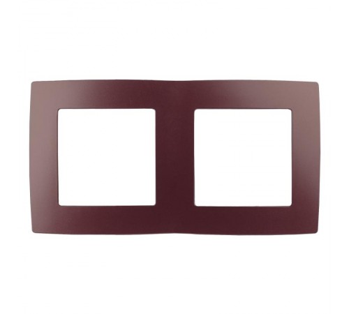 Рамка на 2 поста 12-5002-25  ,  бордо  Б0019399  ЭРА