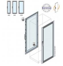 Дверь со стеклом 2200x1000мм ВхШ  ET2211K  ABB