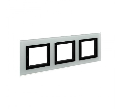 Рамка из натурального стекла,"Avanti", светло-серая, 6 модулей  4404826  DKC