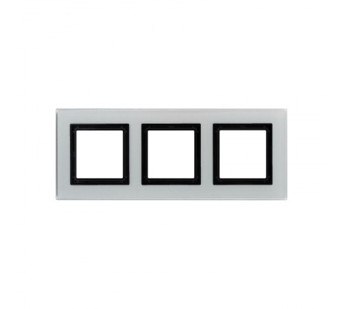 Рамка из натурального стекла,"Avanti", светло-серая, 6 модулей  4404826  DKC