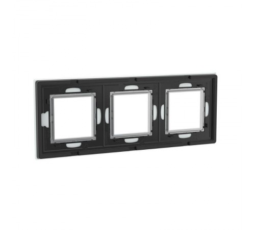 Рамка из натурального стекла,"Avanti", светло-серая, 6 модулей  4404826  DKC