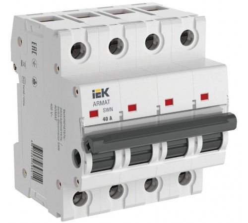 ARMAT Выключатель нагрузки SWN 4P 40А  AR-SWN-4-040  IEK