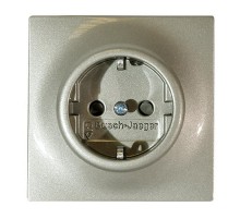 Розетка SCHUKO 16А 250В с защитными шторками, серия impuls, цвет шампань-металлик  2013-0-4979   2CKA002013A4979  ABB