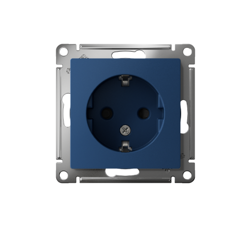 AtlasDesign Аквамарин Розетка с заземлением со шторками, 16А, механизм  ATN001145  SE