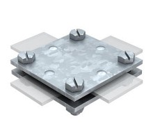 Соединитель полосы крестовой (256 A-DIN 30 FT)  5314658  OBO Bettermann