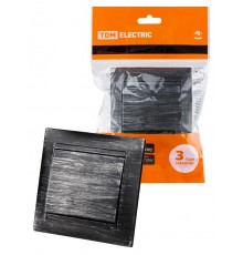 Перекрестный выключатель 1-кл. 10А старинное серебро "Лама"  SQ1815-0629  TDM