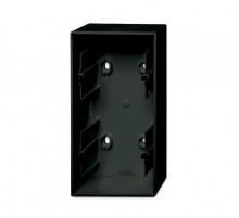 ABB Basic 55 Шато (чёрный) Коробка для открытого монтажа, 2-постовая  1799-0-0966   2CKA001799A0966  ABB