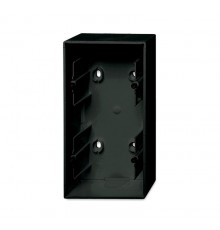 ABB Basic 55 Шато (чёрный) Коробка для открытого монтажа, 2-постовая  1799-0-0966   2CKA001799A0966  ABB