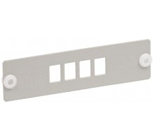 Панель для 4-ех оптических адаптеров (SC-Duplex в 19" кросс)  FOBX-P8-SCDX  ITK