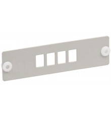 Панель для 4-ех оптических адаптеров (SC-Duplex в 19" кросс)  FOBX-P8-SCDX  ITK