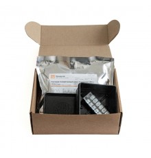 Коробка распределительная двухкомпонентная (HF) с компаундом и с 6-кл. зажимами, сечение до 2,5 мм, 100х100х50 черная IP68 PR80.0179  Промрукав