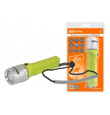 Фонарь налобный "Титан 6" для дайвинга, 10 Вт CREE 800 лм, 4хАА, IPX8, до 100 м,  SQ0350-0066  TDM