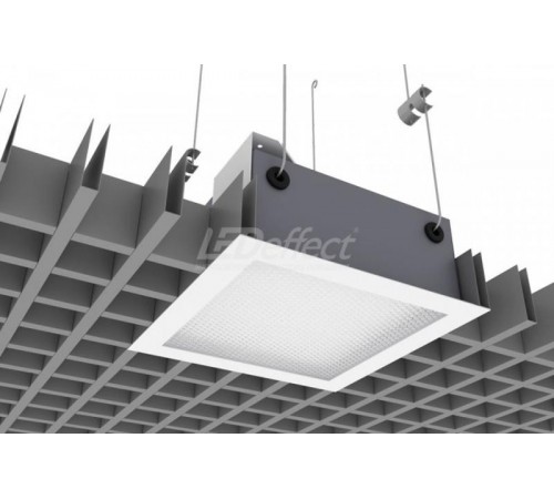 Светильник светодиодный ДВО Грильято 60Вт 3800Лм 4000К IP20  LE-СВО-04-066-2234-20Д  LEDeffect