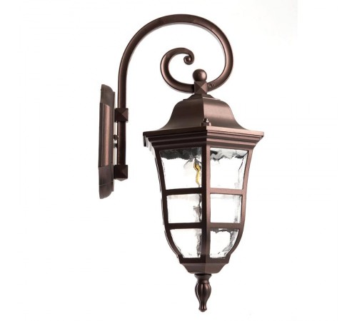 Светильник садово-парковый, 60W 230V IP44 коричневый, PL691  11696  FERON