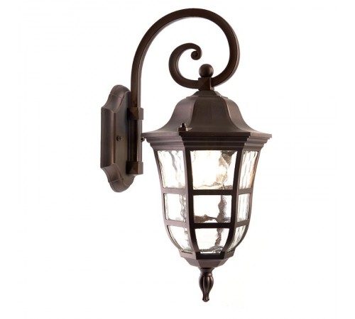 Светильник садово-парковый, 60W 230V IP44 коричневый, PL691  11696  FERON