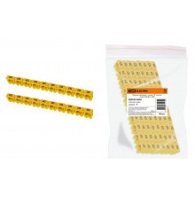 Маркер наборный - символ "B" желтый 6 мм2 (100 шт.)   SQ0534-0059  TDM