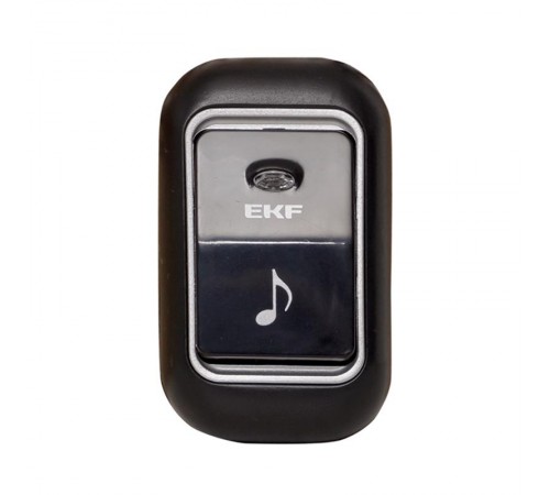 Звонок беспр. в розетку Classic (230В, черный, 51 мелод. с индик. 4 ур.) EKF  DBS-002B  EKF