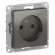 AtlasDesign Сталь Розетка без заземления со шторками, 16А, механизм  ATN000949  SE