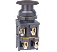 КЕ-022 У3 исп.7, черный, 2з+1р, гриб без фиксации, IP40, 10А, 660В, выключатель кнопочный (ЭТ)  ET529288  Электротехник