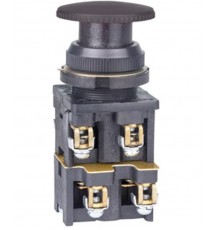 КЕ-022 У3 исп.1, черный, 4з, гриб без фиксации, IP40, 10А, 660В, выключатель кнопочный (ЭТ)  ET529280  Электротехник