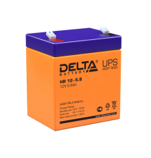 Акумуляторная батарея UPS серии HR 12-5.8 12В/5,4Ач  HR 12-5.8  DELTA