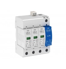 Устройства защиты от импульсных перенапряжений УЗИП для силовых сетей 3+NPE (Класс II+III), 280 В (V10-C 3+NPE+FS)  5094931  OBO Bettermann