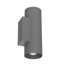 Светильник светодиодный архитектурный Gutta Twin 2x15Вт 4000К IP67 линзованный 10 градусов RAL7045 серый  V1-G1-70330-01L02-67T1540  VARTON