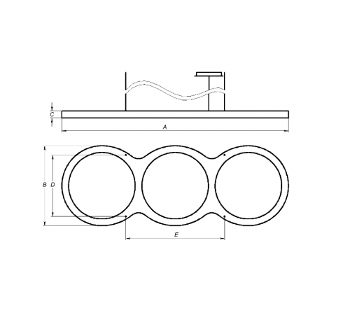 Светильник светодиодный ДСО OREOL.LINE/P FLD (1980x700x60) 840 WH 126Вт 4000К IP 40 БЕЛЫЙ  1813000180  Световые Технологии