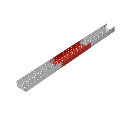 Лоток перф. 80х150х1,5 L2000 мм "Стандарт ПЛЮС" INOX304  LPEplus80-150-1.5-2000 INOX304  КМ-Профиль